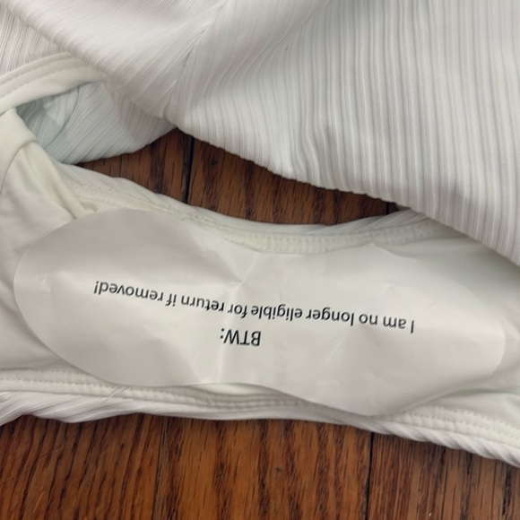 Andie The Marco One Piece Rib Swimsuit White Size XXL NWT - Picture 5 of 9